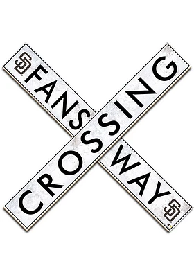 San Diego Padres 24 Inch Fans Way Crossing Wall Art