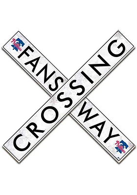 Philadelphia Phillies Inch Fans Way Crossing Wall Art