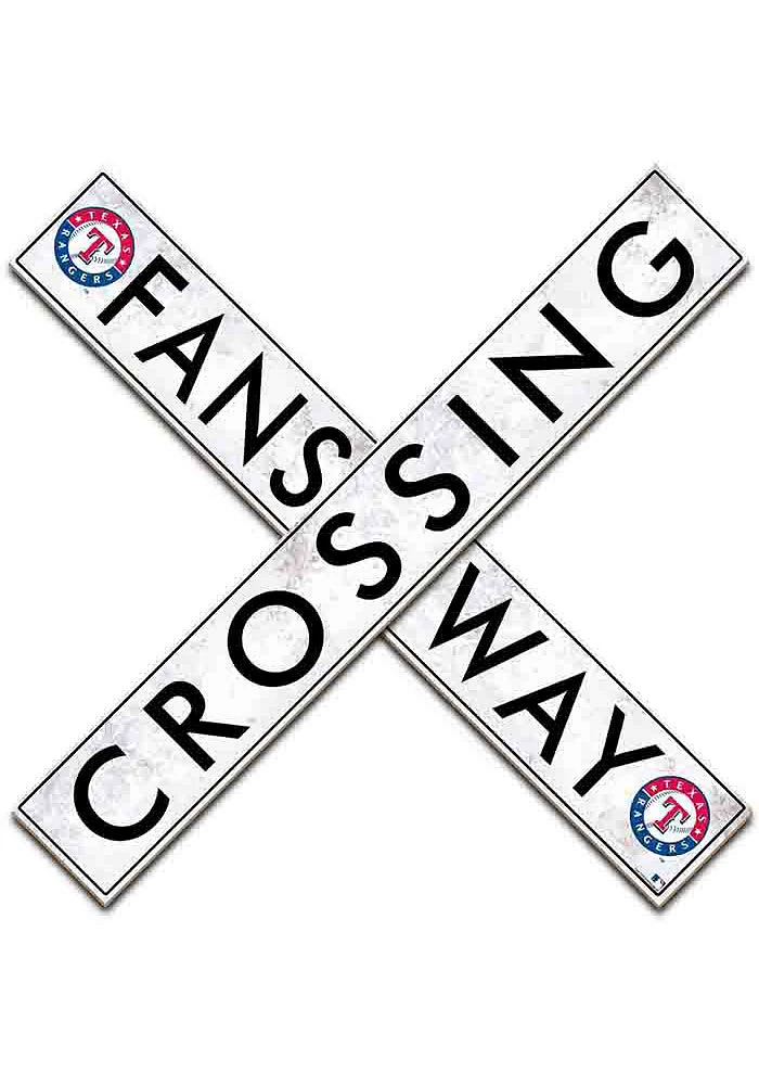 Texas Rangers 24 Inch Fans Way Crossing Wall Art