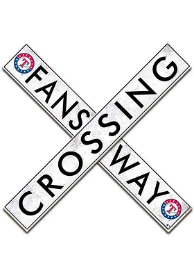 Texas Rangers 24 Inch Fans Way Crossing Wall Art