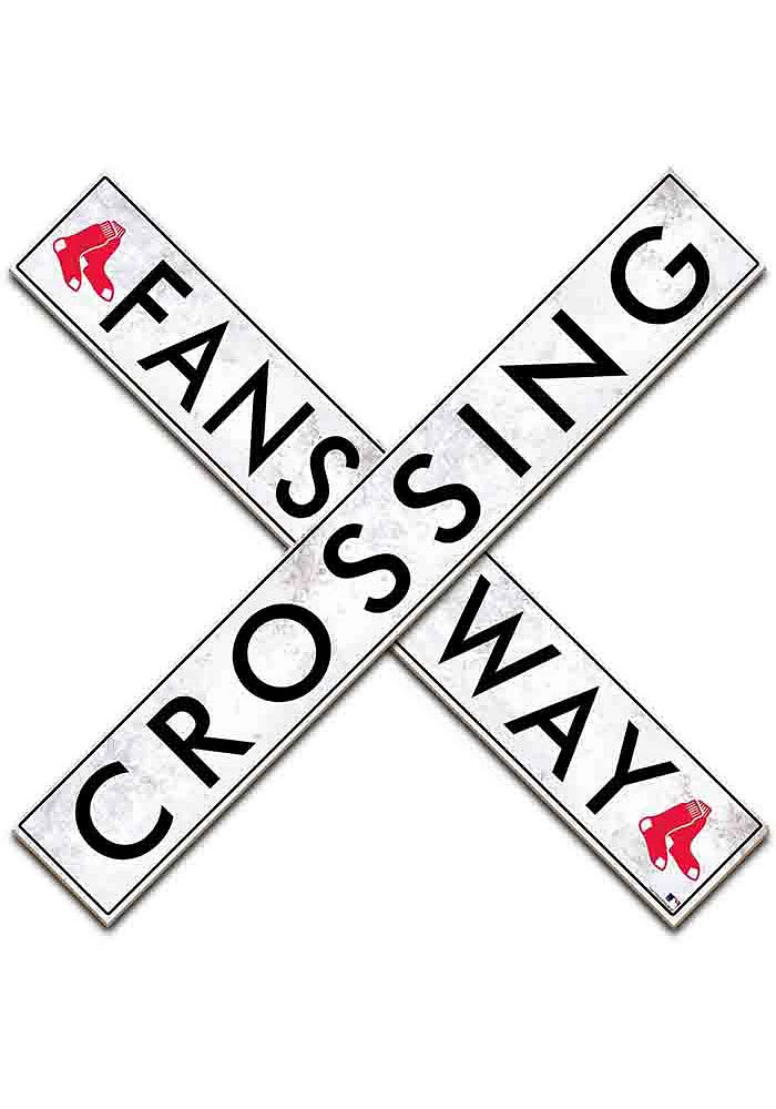 Boston Red Sox 24 Inch Fans Way Crossing Wall Art