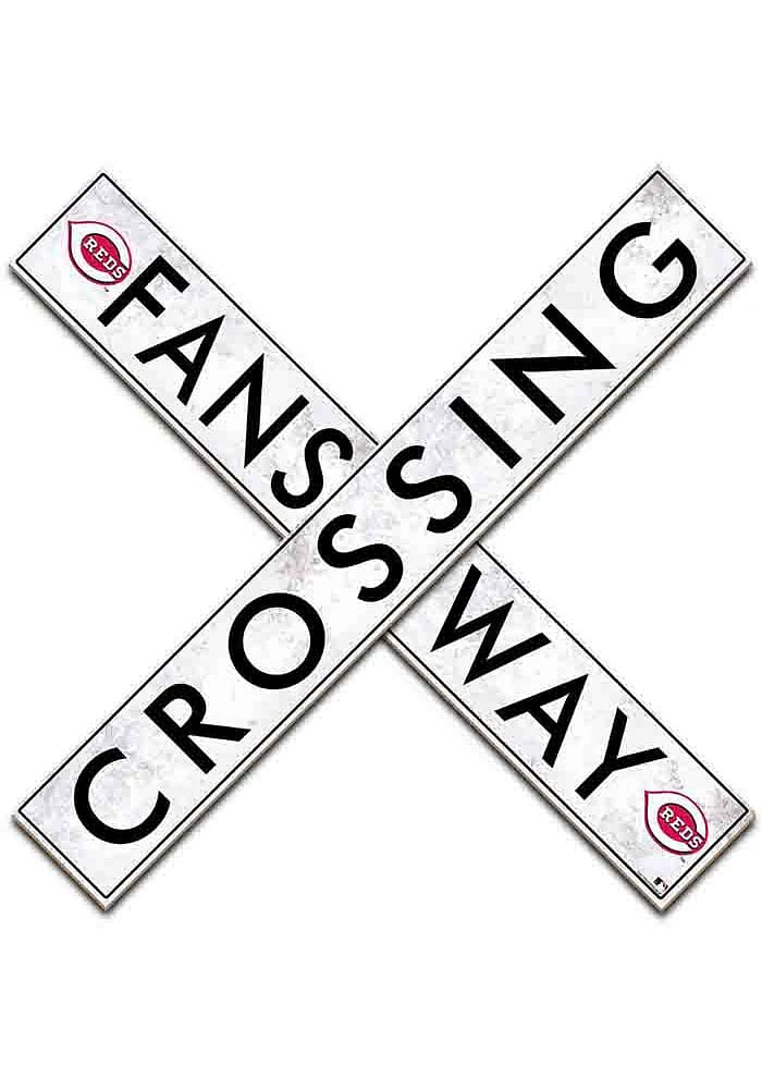 Cincinnati Reds Inch Fans Way Crossing Wall Art