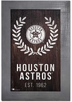 Houston Astros Laurel Wreath Sign