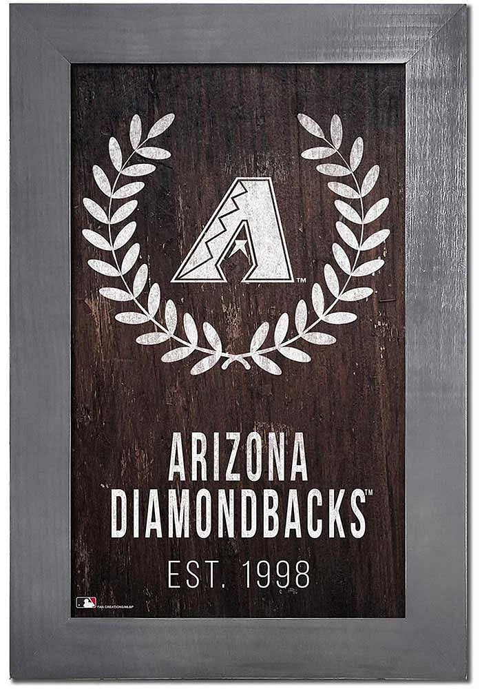 Arizona Diamondbacks Laurel Wreath Frame Sign