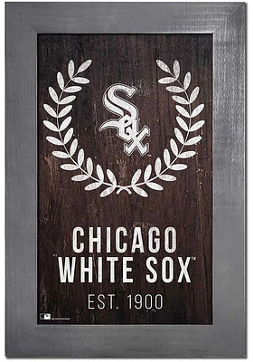 Chicago White Sox Laurel Wreath Sign