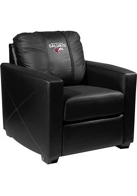 Southern Illinois Salukis Faux Leather Club Desk Chair - Black