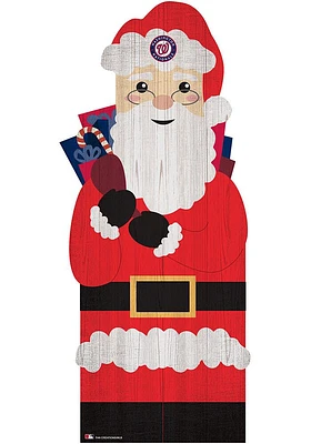Washington Nationals 31 Inch Santa Leaner Sign