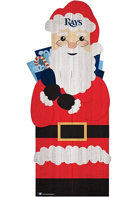 Tampa Bay Rays 31 Inch Santa Leaner Sign