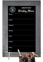 Milwaukee Brewers Weekly Chalkboard Sign