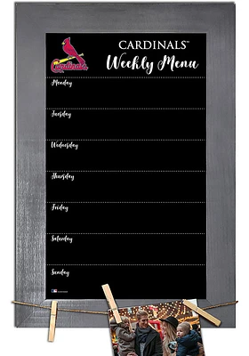 St Louis Cardinals Weekly Chalkboard Sign
