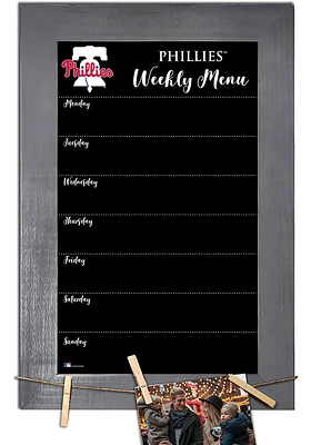 Philadelphia Phillies Weekly Chalkboard Sign