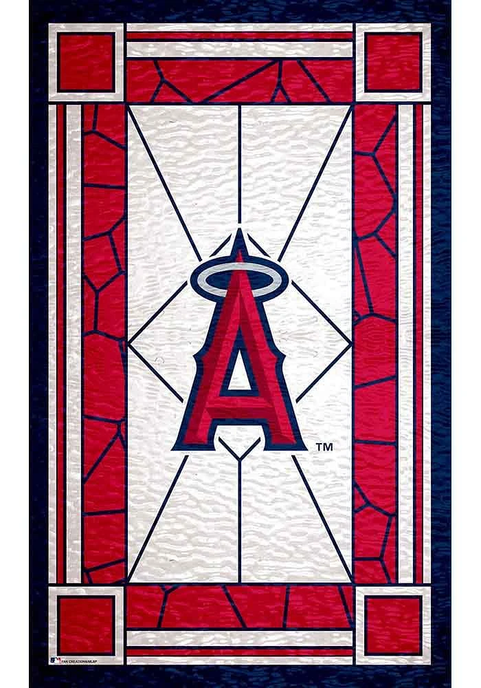 Los Angeles Angels Stained Glass Sign