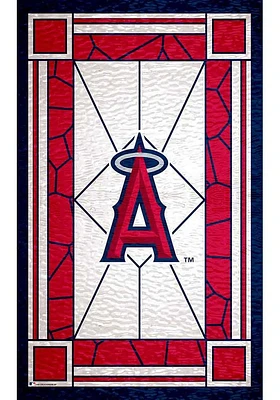 Los Angeles Angels Stained Glass Sign