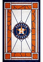 Houston Astros Stained Glass Sign