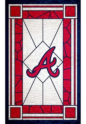 Atlanta Braves Stained Glass Sign