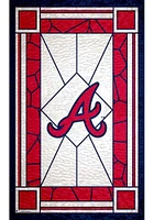 Atlanta Braves Stained Glass Sign