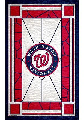 Washington Nationals Stained Glass Sign