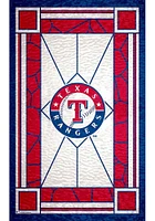 Texas Rangers Stained Glass Sign