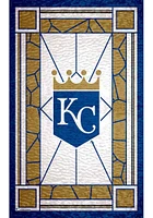 Kansas City Royals Stained Glass Sign - Blue