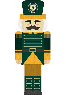 Oakland Athletics 31 Inch Nutcracker Leaner Sign