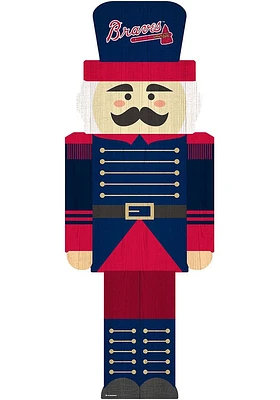 Atlanta Braves 31 Inch Nutcracker Leaner Sign