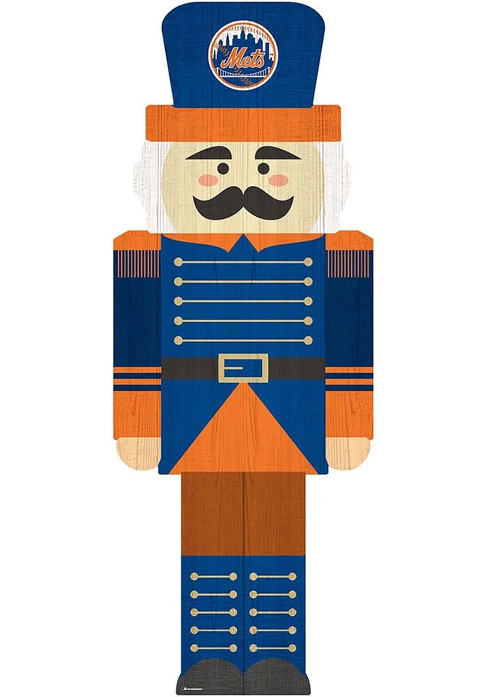 New York Mets 31 Inch Nutcracker Leaner Sign