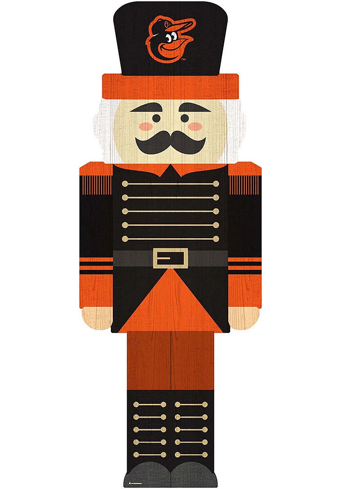 Baltimore Orioles 31 Inch Nutcracker Leaner Sign