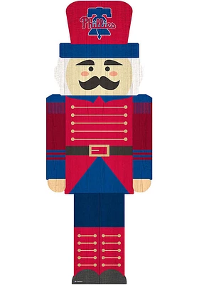 Philadelphia Phillies 31 Inch Nutcracker Leaner Sign