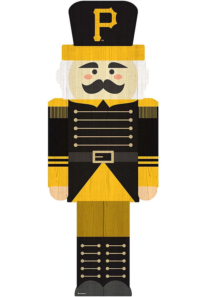 Pittsburgh Pirates 31 Inch Nutcracker Leaner Sign