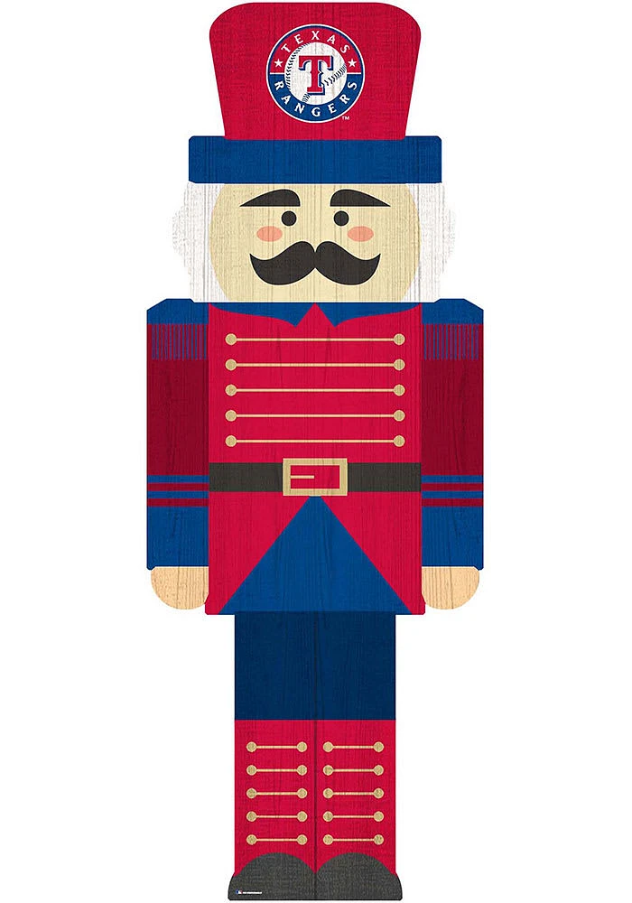 Texas Rangers 31 Inch Nutcracker Leaner Sign