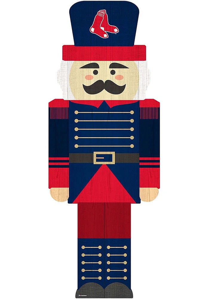Boston Red Sox 31 Inch Nutcracker Leaner Sign