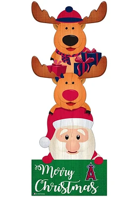 Los Angeles Angels 31 Inch Santa Stack Leaner Sign
