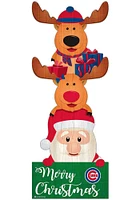 Chicago Cubs 31 Inch Santa Stack Leaner Sign