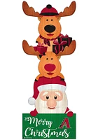 Arizona Diamondbacks 31 Inch Santa Stack Leaner Sign