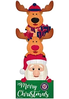 Washington Nationals 31 Inch Santa Stack Leaner Sign