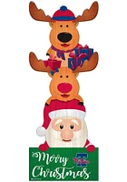 Philadelphia Phillies 31 Inch Santa Stack Leaner Sign