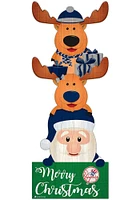 New York Yankees 31 Inch Santa Stack Leaner Sign