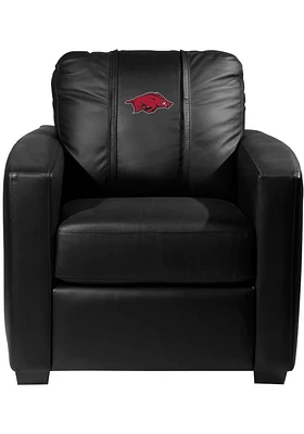 Arkansas Razorbacks Faux Leather Club Desk Chair - Black