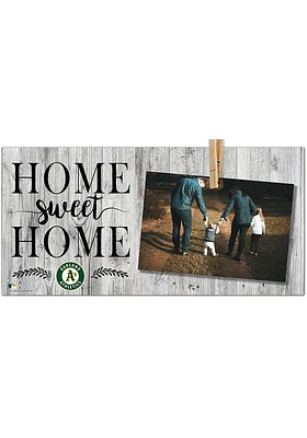 Oakland Athletics Home Sweet Home Clothespin Sign