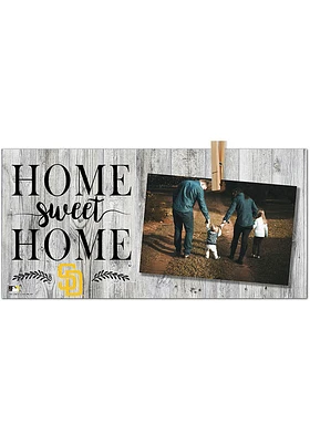 San Diego Padres Home Sweet Home Clothespin Sign