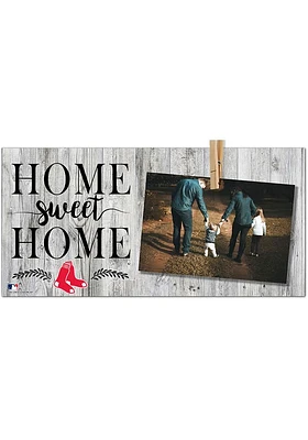 Boston Red Sox Home Sweet Home Clothespin Sign