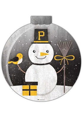 Pittsburgh Pirates Snowglobe 12 Inch Sign