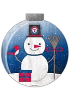 Texas Rangers Snowglobe 12 Inch Sign