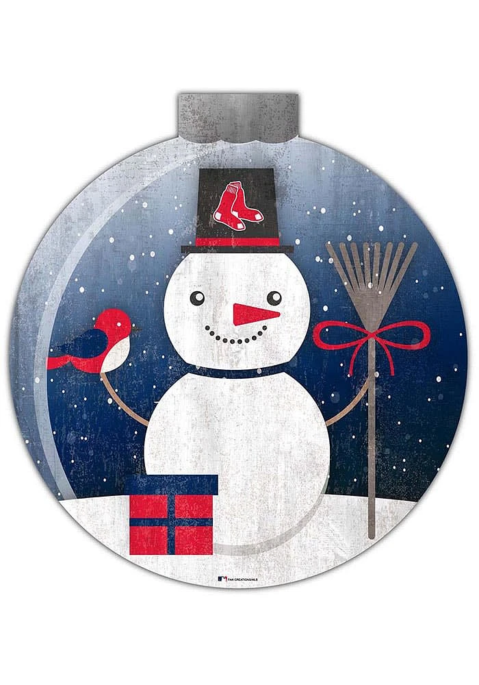 Boston Red Sox Snowglobe 12 Inch Sign