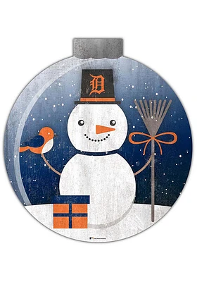 Detroit Tigers Snowglobe 12 Inch Sign