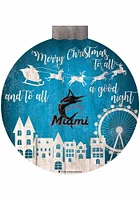 Miami Marlins Christmas Village Sign