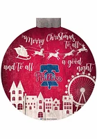 Philadelphia Phillies Christmas Village Sign