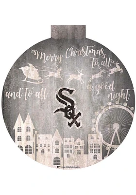Chicago White Sox Christmas Village Sign