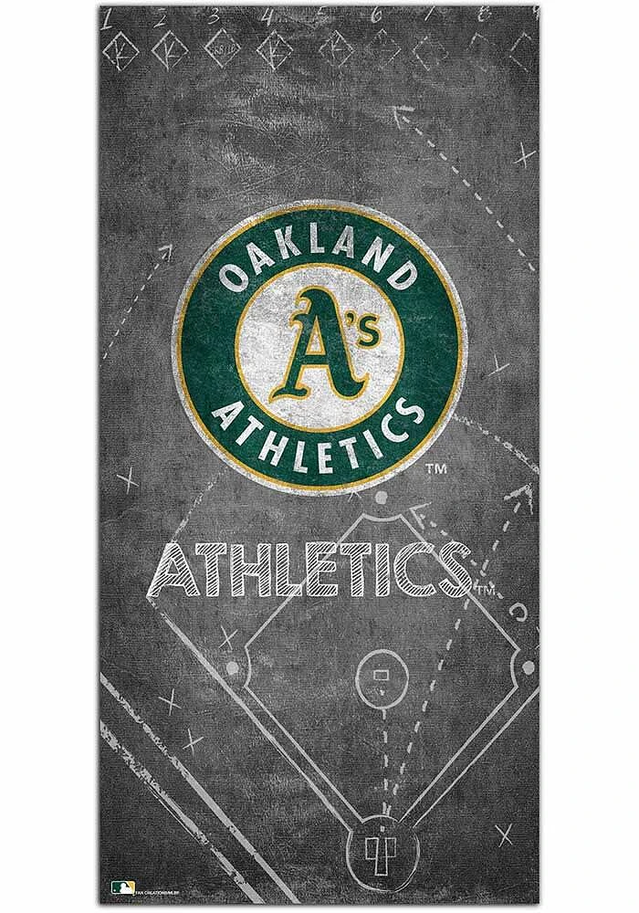 Oakland Athletics Chalk Playbook Sign