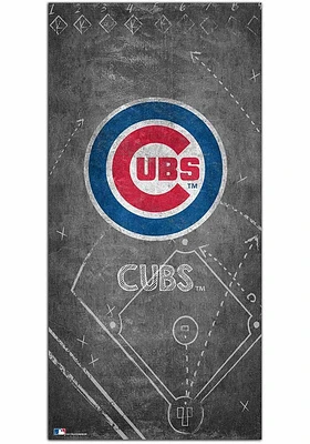 Chicago Cubs Chalk Playbook Sign